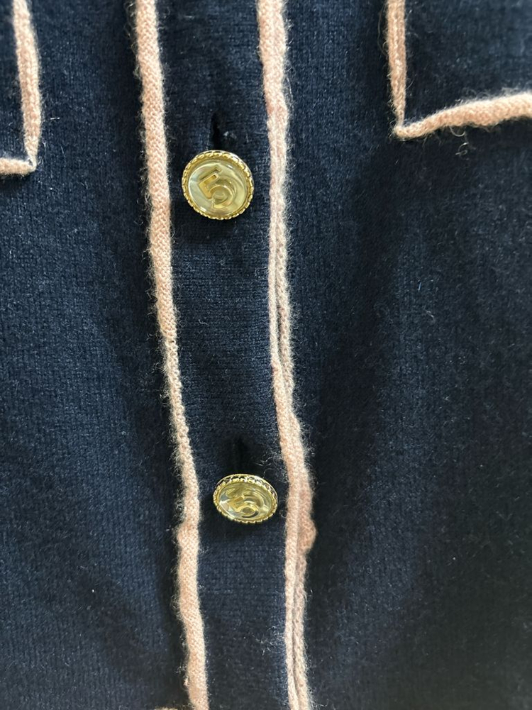 샤넬 캐시미어 가디건--3