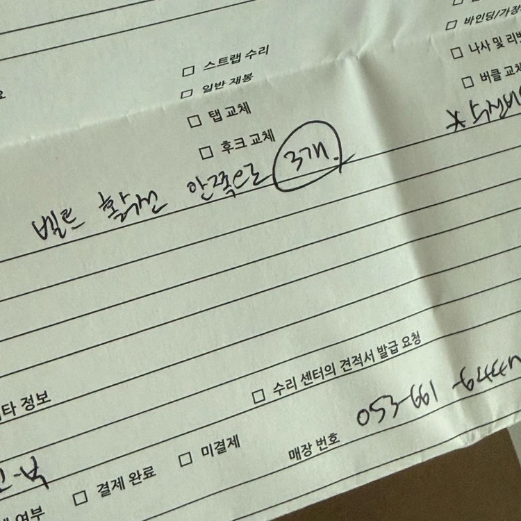 버버리 TB 모노그램 여성 벨트 이미지
