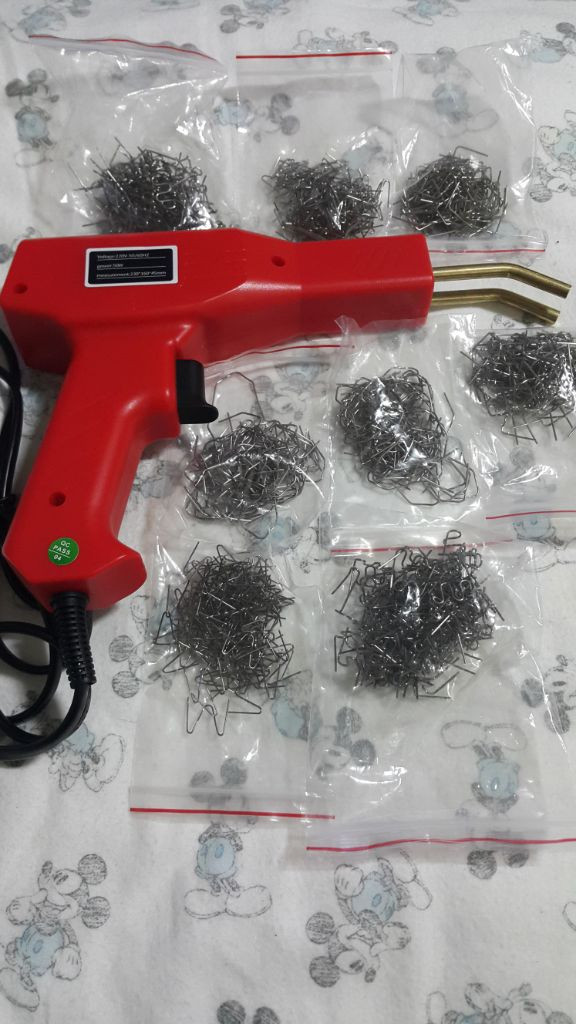 플라스틱 인두 용접기 범퍼 수리 자동차 핫 스테이플러 이미지