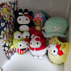헬로키티 인형 맥도날드 한정판 인형 키티인형 6종세트 #거의새거# 이미지
