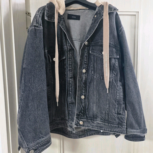 시스템 오버핏 청자켓