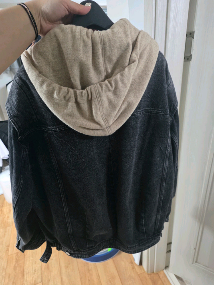 시스템 오버핏 청자켓--3