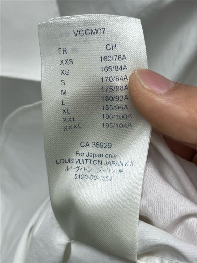 루이비통 워터컬러 프린티드 쇼트 슬리브드 코튼 셔츠 [m] 이미지