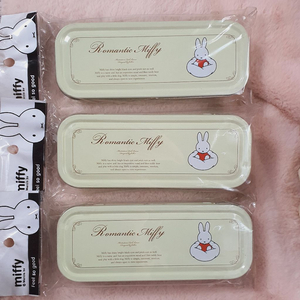 미개봉) 고전 미피 2단 틴 필통 빈티지 펜 연필 샤프 케이스 캐릭터 고전문구 학용품 필기구 다꾸 다이어리 토끼 이미지