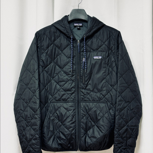 파타고니아 다이아몬드 퀼티드 봄버 후디 블랙 M