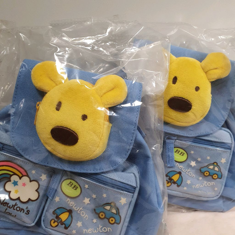 미개봉) 고전 뉴튼 스위트 미니 가방 백팩 곰돌이 강아지 캐릭터 고전문구 고전완구 파우치 방꾸 소품 유아 어린이 이미지