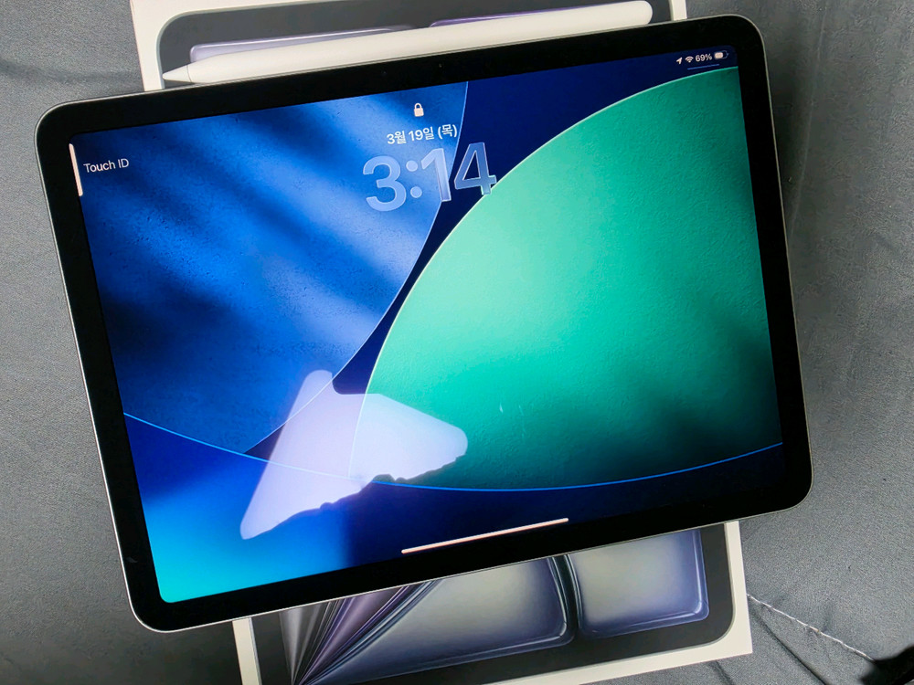 아이패드 에어11 m4 128gb + 펜슬프로 + 에케플--2
