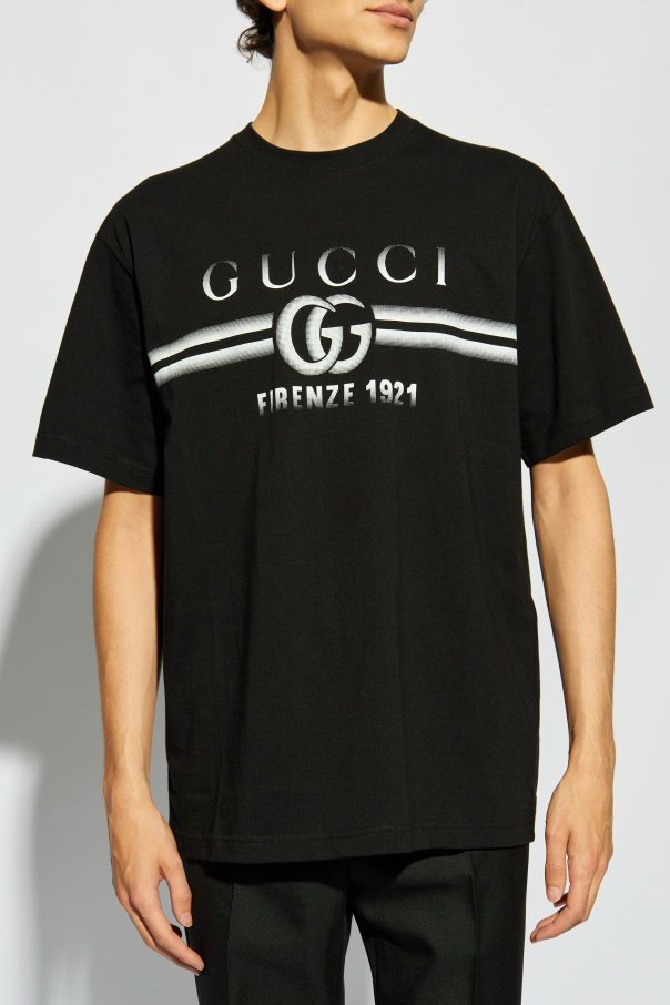 [새상품] 구찌 스텐실 로고 반팔 이미지