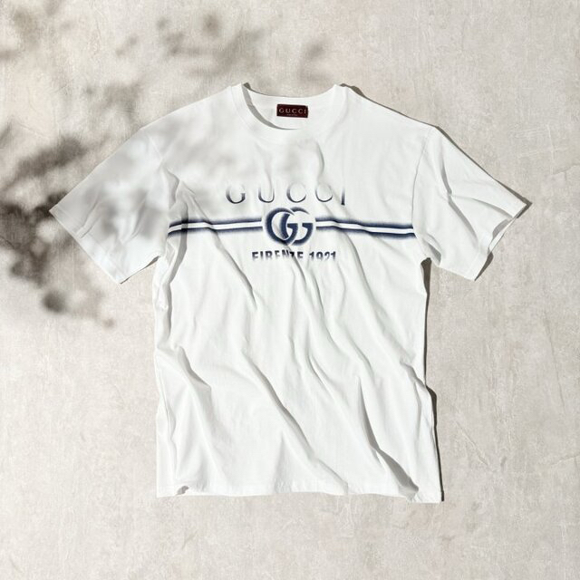 [새상품] 구찌 스텐실 로고 반팔 이미지