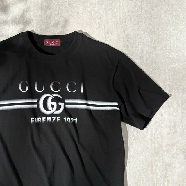 [새상품] 구찌 스텐실 로고 반팔 이미지