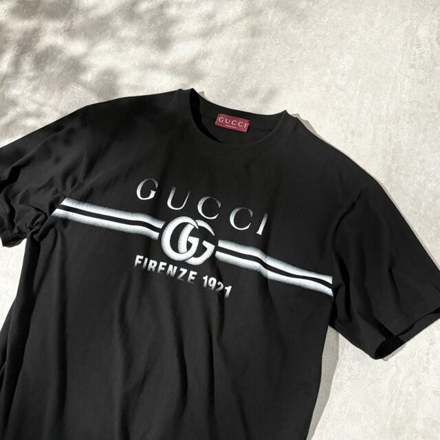 [새상품] 구찌 스텐실 로고 반팔 이미지