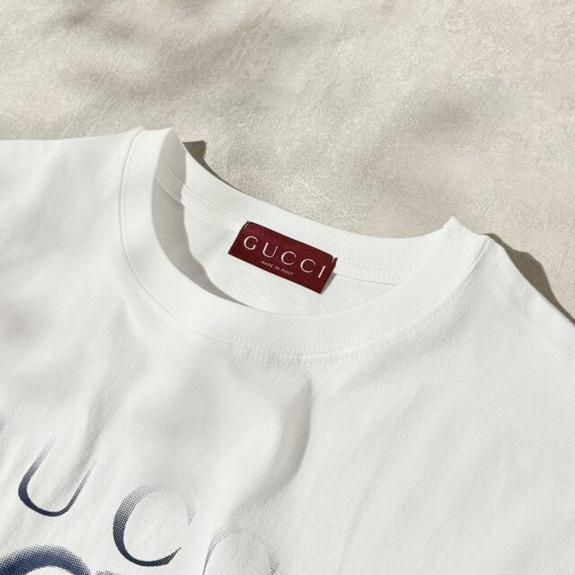 [새상품] 구찌 스텐실 로고 반팔 이미지