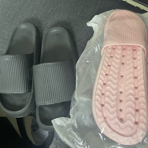 슬리퍼 실내화 (검정색 3켤레 ,핑크 3켤레)