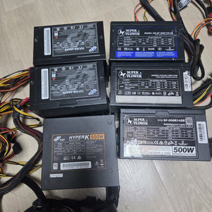 500w 파워서플라이 6개