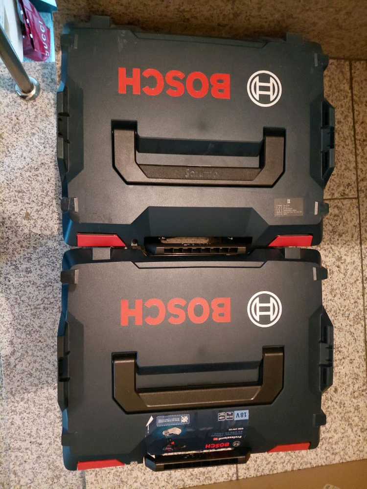 정품 보쉬 드릴과 그라인더 L-boxx 하드케이스 공구가방 이미지