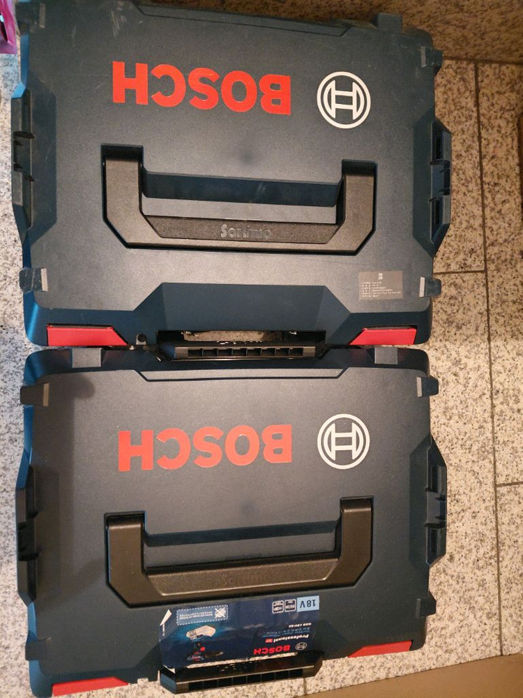 정품 보쉬 드릴과 그라인더 L-boxx 하드케이스 공구가방 이미지