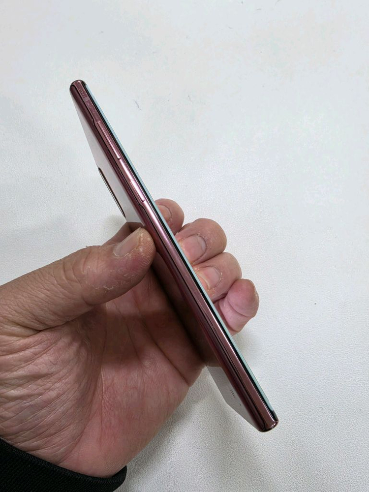 갤럭시 노트10핑크 무잔상 정상공기기 이미지