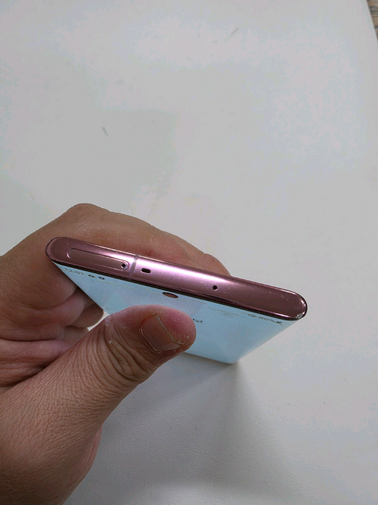 갤럭시 노트10핑크 무잔상 정상공기기 이미지