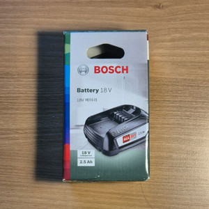 bosch pba 18v 2.5a 가든툴 배터리(정품새제품) 이미지