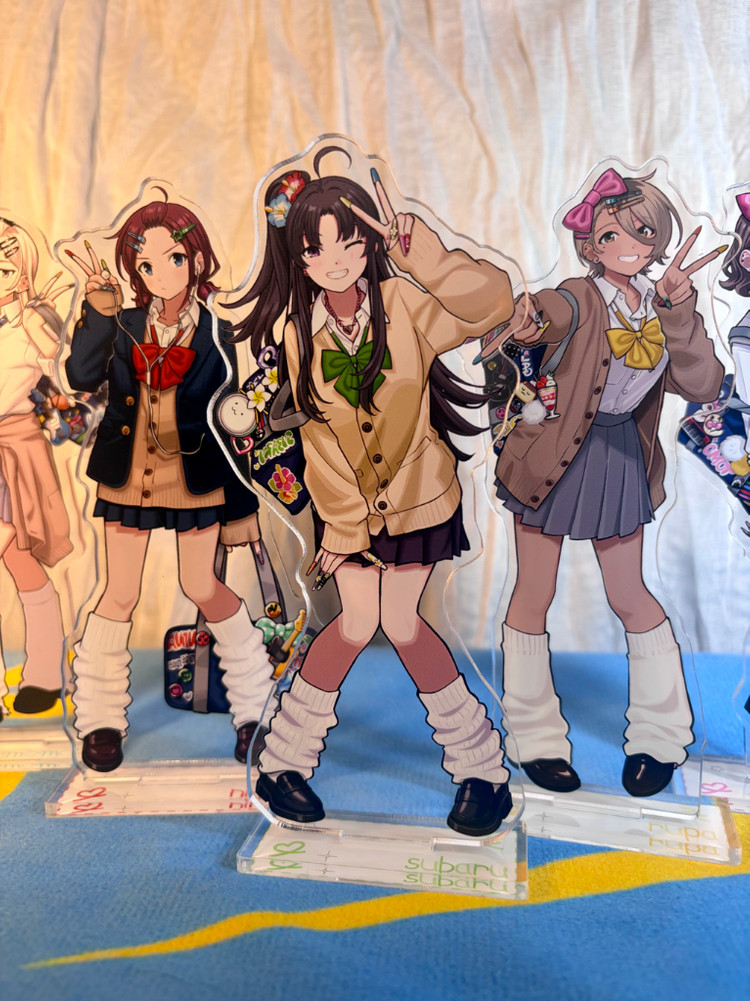 걸즈밴드크라이 아크릴스탠드 피규어--2