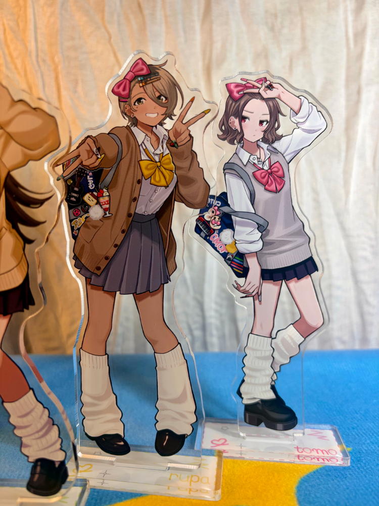 걸즈밴드크라이 아크릴스탠드 피규어--4