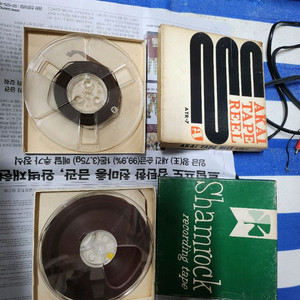 릴테이프 레코더 2개 옛날거 이미지
