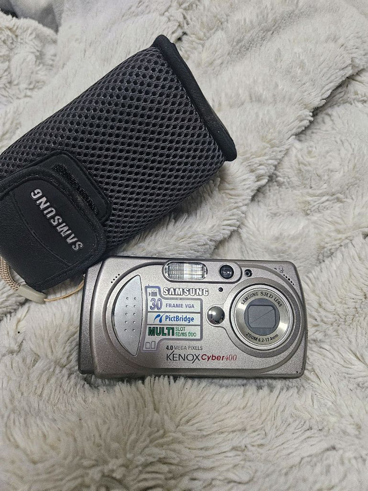 삼성 케녹스 Cyber400 디지털 카메라 레트로 디카 이미지