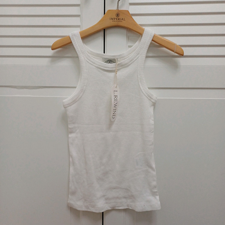 L.REWIND 엘리와인드 흰색 레이어드 탑--3