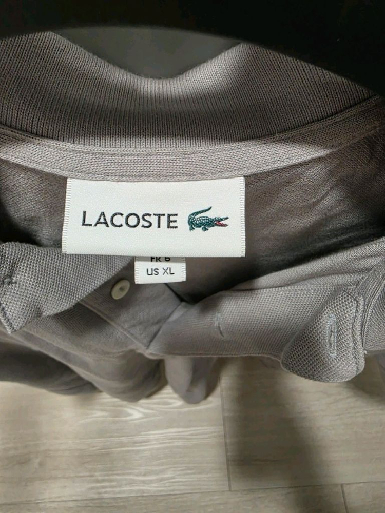 라코스테 카라티(프렌치 레귤러핏 6사이즈, 105사이즈, 진한회색 판매) 이미지