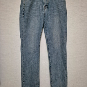 PLAC 남성 슬림 크롭 스트레이트 청바지