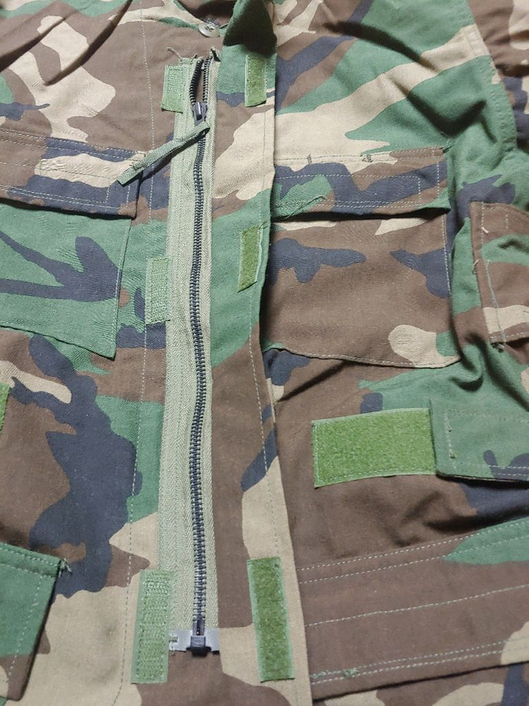 미군 공군 우드랜드 항공기 승무원 전투복 상의 텍달린 새제품 이미지