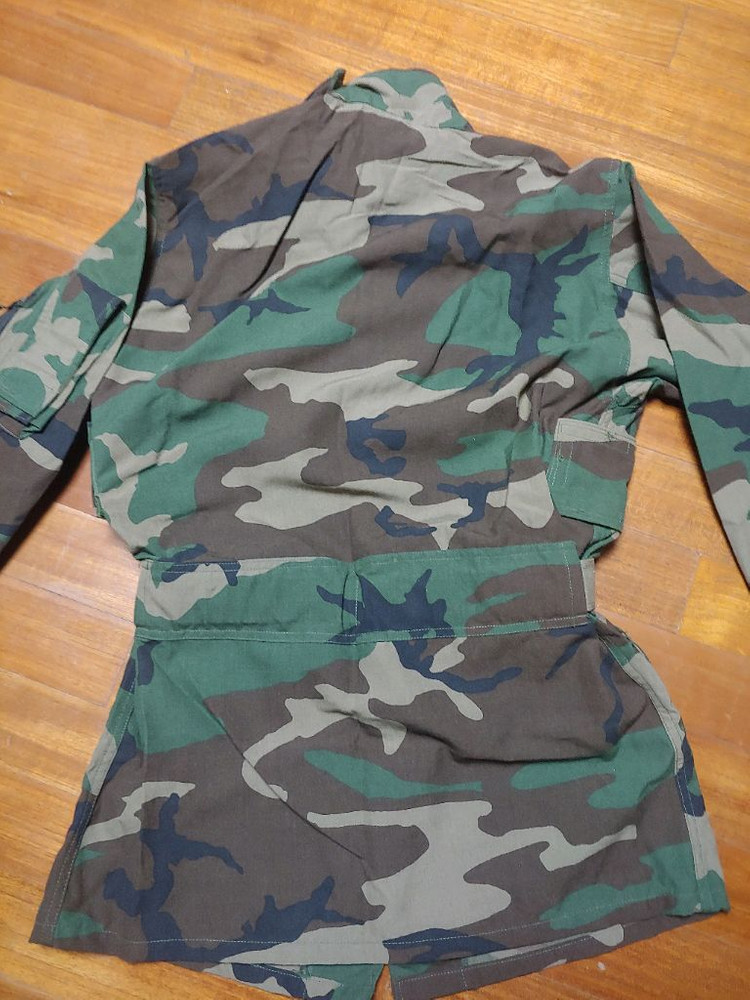 미군 공군 우드랜드 항공기 승무원 전투복 상의 텍달린 새제품 이미지