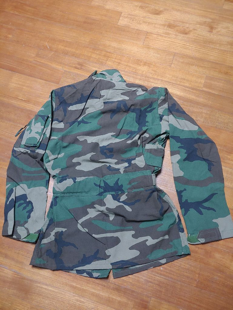 미군 공군 우드랜드 항공기 승무원 전투복 상의 텍달린 새제품 이미지