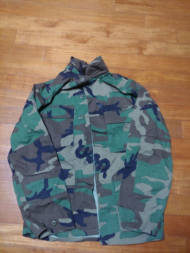 미군 공군 우드랜드 항공기 승무원 전투복 상의 텍달린 새제품 이미지