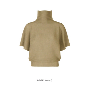 플리츠플리즈 me 이세이미야케 미 돌먼스트레치 니트 탑