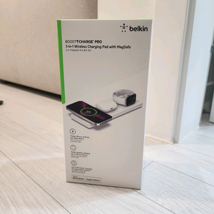 벨킨 부스트업 프로 맥세이프 3in1 15W 고속 무선 충전 패드