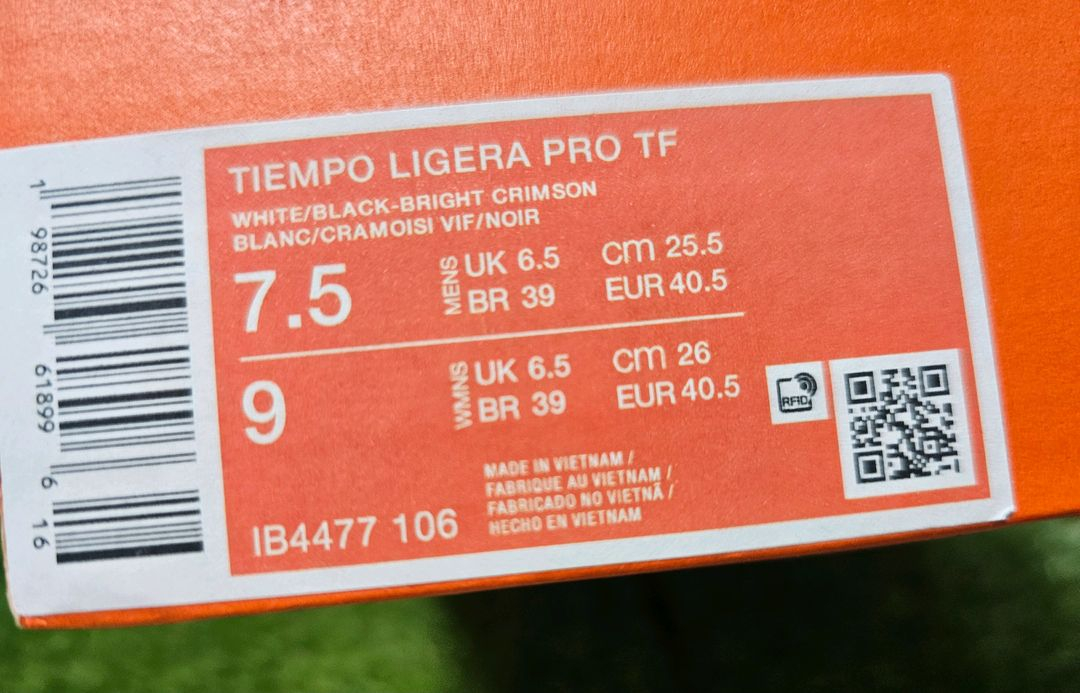 [새상품] 나이키 티엠포 리게라 프로 TF 255mm (국내 미출시색상)--9