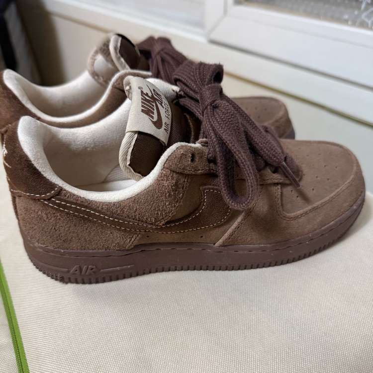 W) 나이키 에어 포스 107 카카오 와우 샌드드리프트 235 사이즈--1