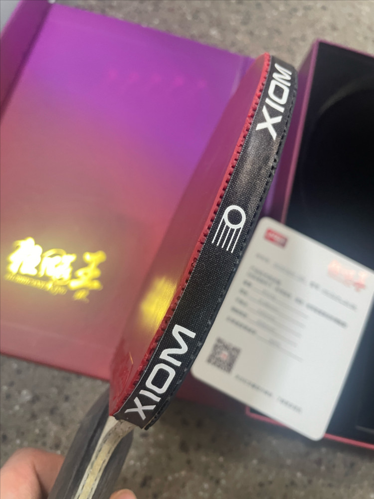 DHS 허리케인킹 세계1위 왕추친 , 티모볼ALC 탁구라켓--3