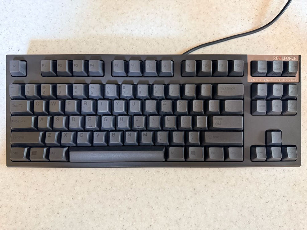 리얼포스 R2 TKL 블랙 풀윤활 차등 풀박 이미지