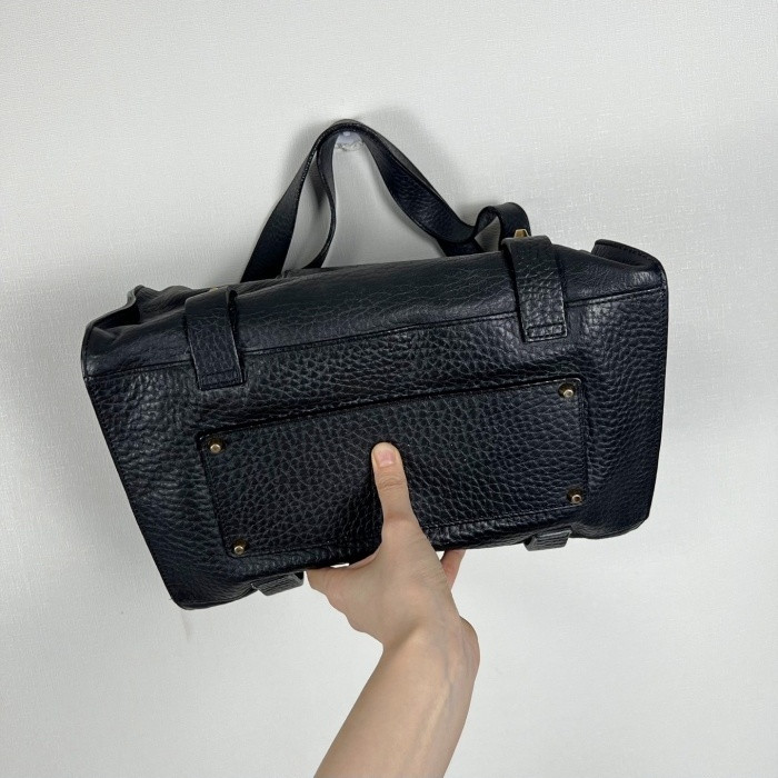 끌로에/블랙 가죽 여성 가방 숄더백 토트백/라덴--2