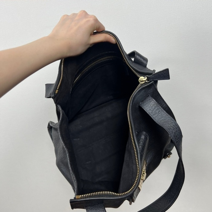 끌로에/블랙 가죽 여성 가방 숄더백 토트백/라덴--7