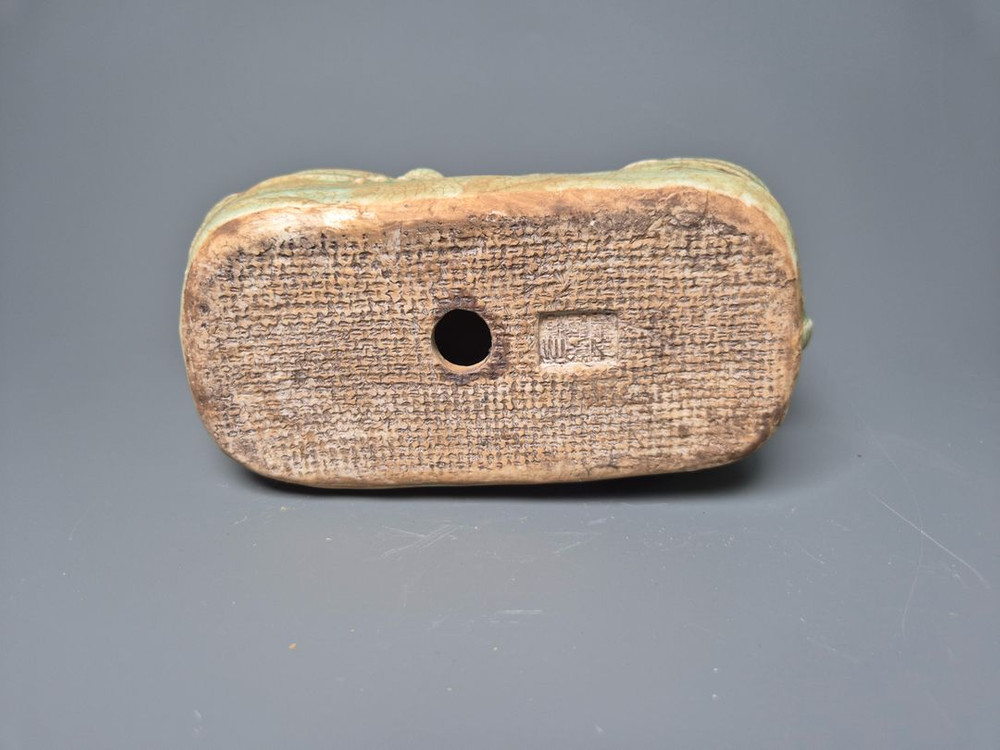 송대 청자 빙렬문 영아형 침 배게 중국도자기 골동품 고미술품 수집품 이미지