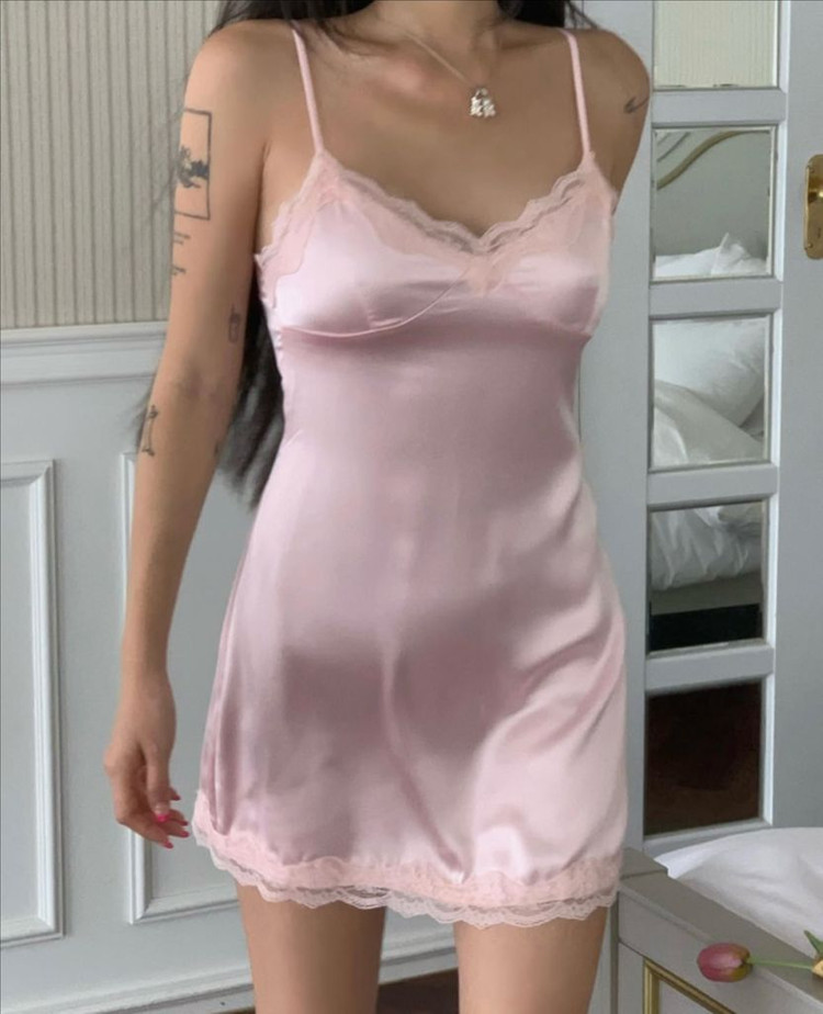 (포장째새상품) 페일제이드 슬립 드레스 화이트 1사이즈--3