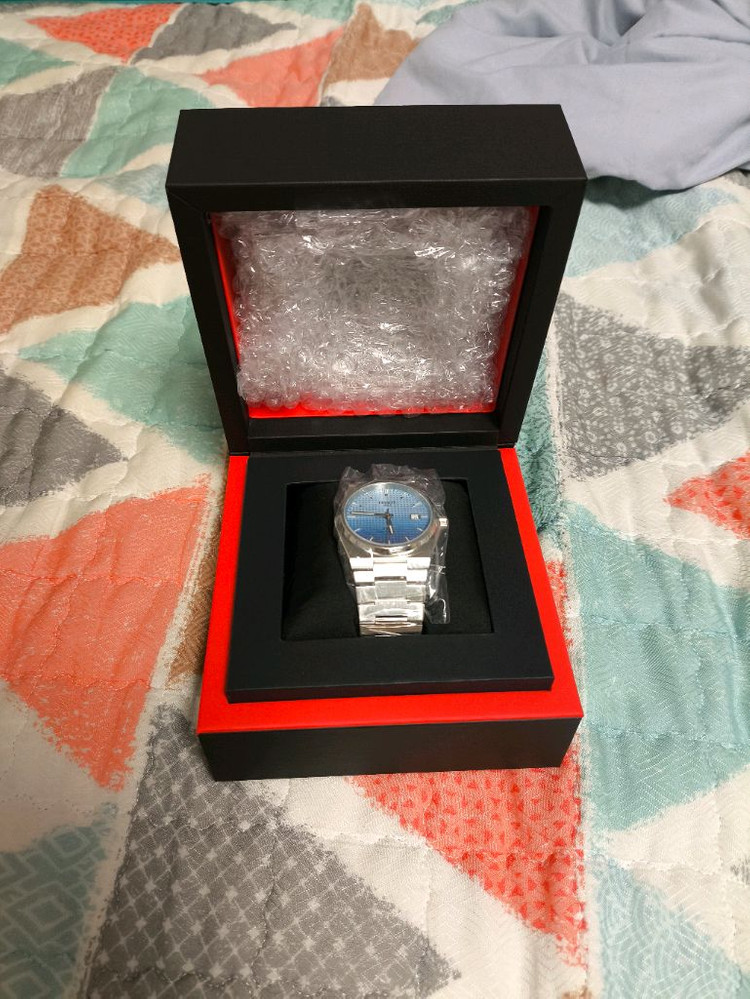 [TISSOT] PRX 그라데이션 T137.407.11.351.01 신품 풀구성 미착용 이미지