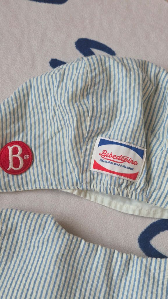 베베드피노 로즈라팡 바디수트 90 + 모자M 세트 (착샷O) 이미지