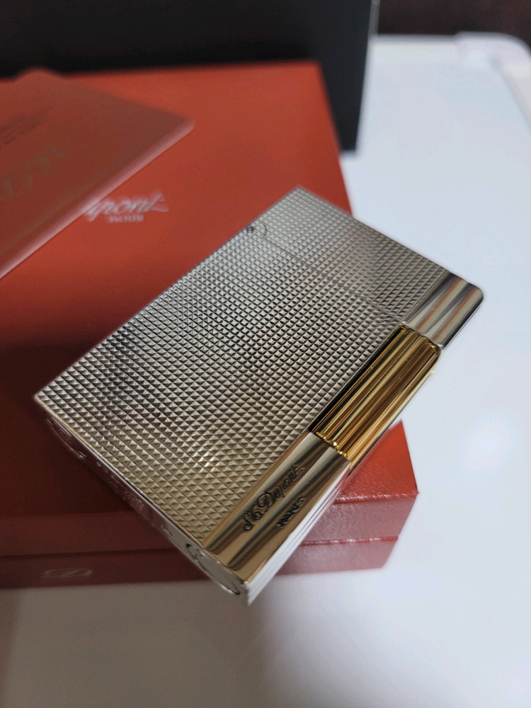 [새상품급,풀세트] 듀퐁라이터 라인2 ca18160 개츠비 콤비 듀퐁 라이타--2