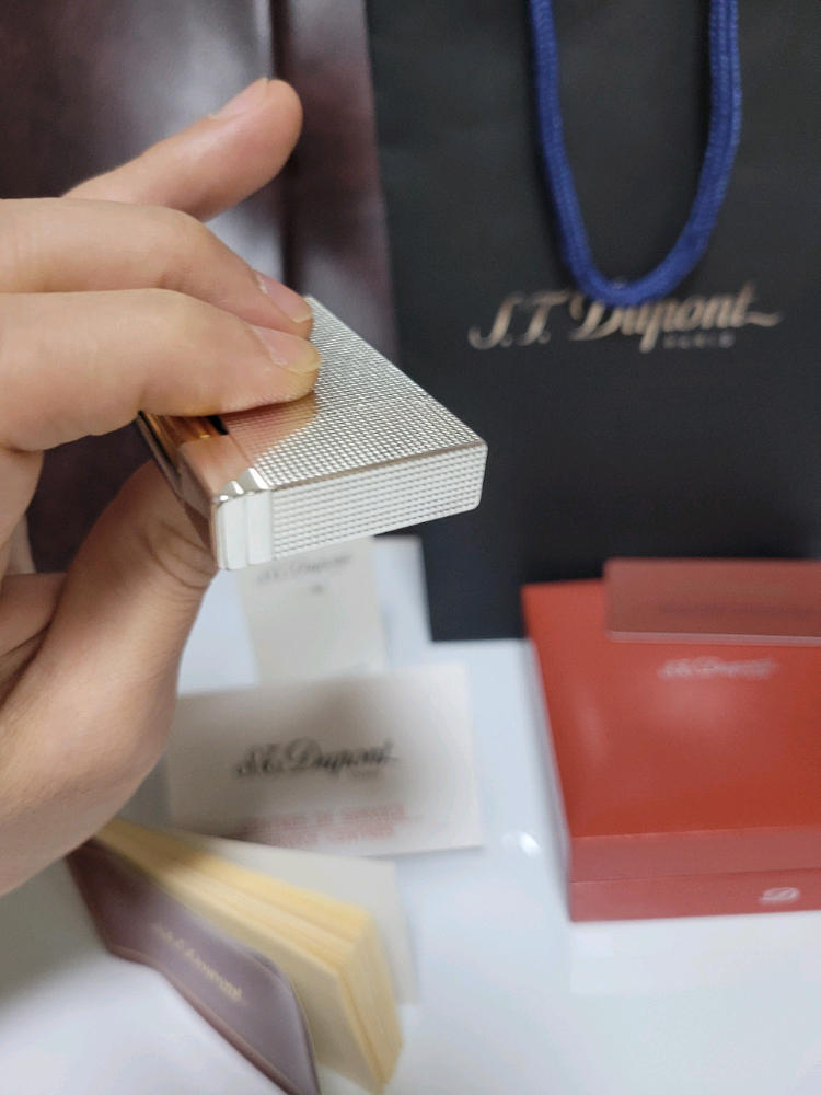 [새상품급,풀세트] 듀퐁라이터 라인2 ca18160 개츠비 콤비 듀퐁 라이타--4