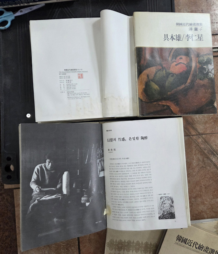 한국근대회화선집 금성출판 27권 세트 배송비 포함 안전결제 가능 미술화집 중고책--2