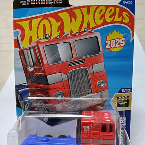 핫휠 스크린타임 영화 트랜스포머 옵티머스 프라임 다이캐스트 레드 초레어템 미개봉 새상품